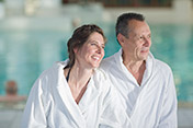 Das Thermalbad balinea therme in Bad Bellingen.