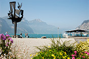 Luzern in der Schweiz mit dem malerischen Vierwaldstätter See.
